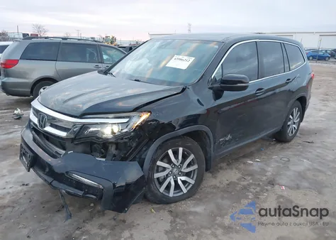 2020 Honda Pilot Awd Ex-L из США, поврежденный, VIN 5FNYF6H54LB064567